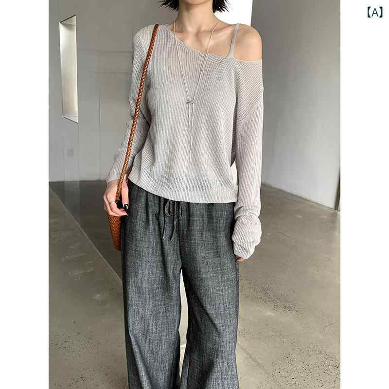 セットアップ レディース 夏 朱夏編み物 2点書き割り 一肩肉 透かし編み 合奏団 トップス キャミソール 割れ易い見せかけ 成年者心地よい ノースリーブ 花の冠yd お出かけ デイリー 好いたらしいめ 女子らしい 涼しげ 重ね着 肌見せ 抜け感 シアー