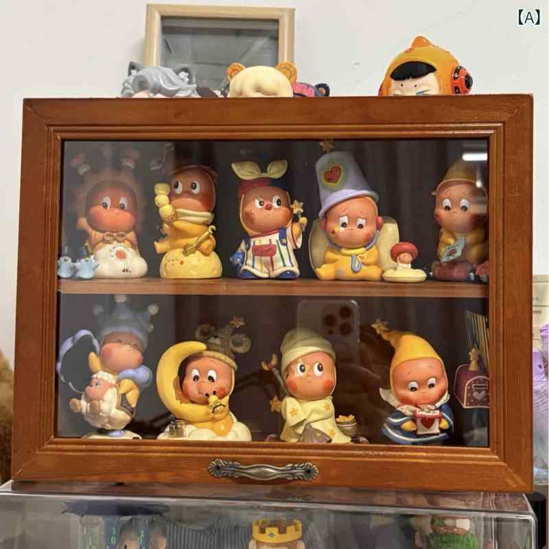 フィギュアケース 収納ケース コレクションラック 木製 前面透明アクリル扉 埃除け 魅せる収納 卓上タイプ ディスプレイスタンド フィギュア収納 縦型スリム コンパクト 木目調 飾り棚 整理棚 趣味 観賞用 インテリア リビング 寝室 玄関 卓上収納