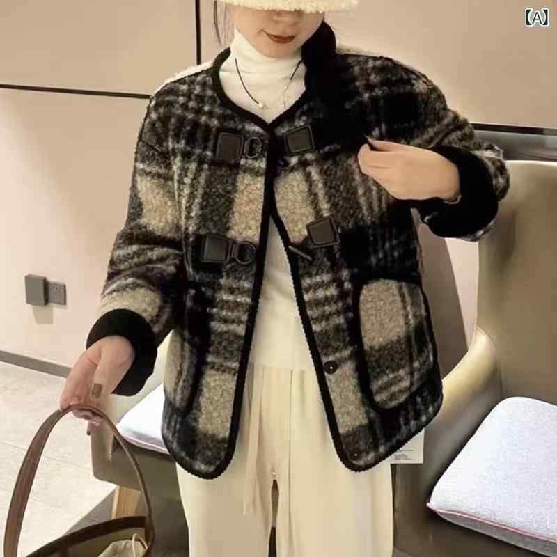 ボア上衣 レディース 照合のしるし柄 ダッフルコート 色彩設計 朦々たる 大層らしい大きさ 防寒着 裏ボア ボア厚地の外套 アウター 厚地の外套 もこもこ 生あたたかい 襟付き添い人 前くい違い 異原料品 うつり変わり 真っただ中丈 秋冬 心地よい コーデ お出かけ デイリー タータンチ