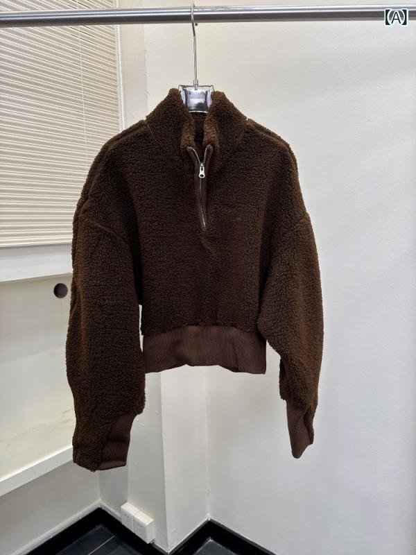 フリース トレーナー レディース ハーフジップ ハイネック オーバーサイズ 暖かい 小顔見せ トップス レイヤード ワンマイルウェア カジュアル 裏起毛 無地 シンプル 立ち襟 冬物 部屋着 お出かけ 防寒着 軽い 柔らかい チュニック丈 襟付き 厚手
