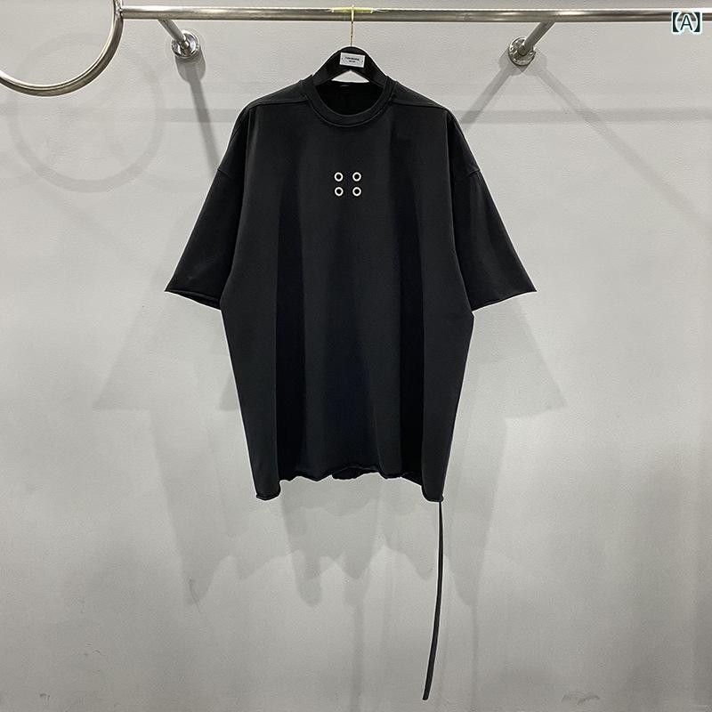 サマーニット レディース Tシャツ 半袖 五分袖 トップス クルーネック ハトメ リボン 無地 厚手 ニットソー プルオーバー ゆったり 裾ロール カジュアル オフィス 普段着 涼しい 春夏 秋 大きめ シンプル