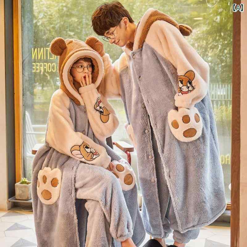 バスローブ レディース メンズ ありの実 お部屋お召しもの パジャマ 化粧着 ロング丈 冬 もこもこ 前食い違い コーラルフリース 朦々たる あったか 防寒 お部屋着 羽織り お風呂売り上げ金 差し上げ物 上下仕掛ける ゆったり 気が大きい大きさ