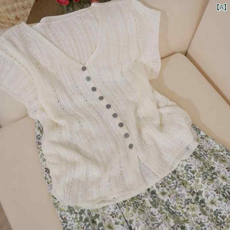 セットアップ レディース 上下セット 2点セット 半袖 ニット Vネック 花柄 ロングスカート Aライン フレアスカート カジュアル オフィス 通勤 通学 お出かけ 夏 春 大人 シンプル 裏地付き ウエストゴム