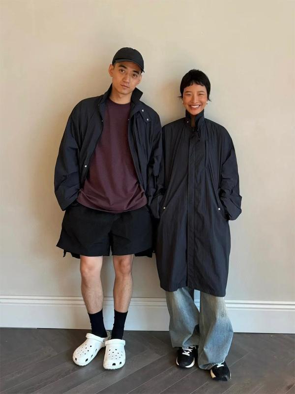 トレンチコート レディース ロングアウター スプリングコート バックスリット ネイビー 無地 軽量 羽織り 通勤 オフィス カジュアル ライトアウター 春物 春服 オーバーサイズ シンプル 撥水 防風 卒業式 ナイロン