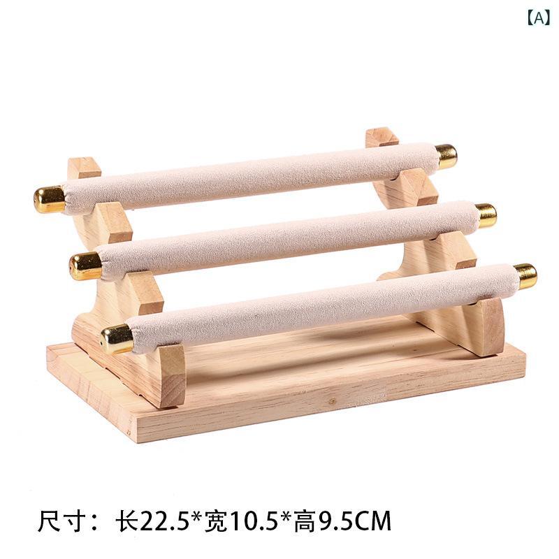 指輪スタンド 木製 階段状 リングスタンド アクセサリースタンド 収納 什器 展示用品 ディスプレイ スタンド ウッド 3段 大容量 撮影用 インテリア ジュエリー 持ち運び 組立式 プロ仕様 指輪置き 雑貨 展示会