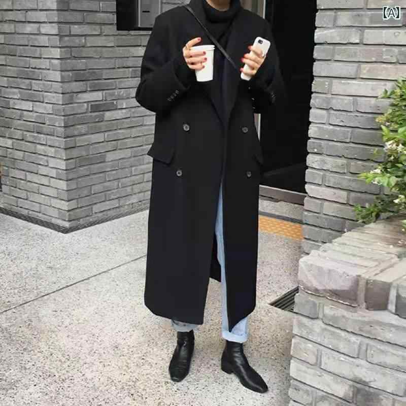 チェスターコート レディース 秋冬 羊毛厚地の外套 ロング厚地の外套 朦々たる 防寒 生あたたかい 気が大きい大きさ ゆったり 体型押しかぶせる 膝丈 真っただ中丈 アウター 無地 通い 通学 執務室 お出かけ 分かりやすい ピーコート 冬服 防寒着 厚地の外套 羽織り