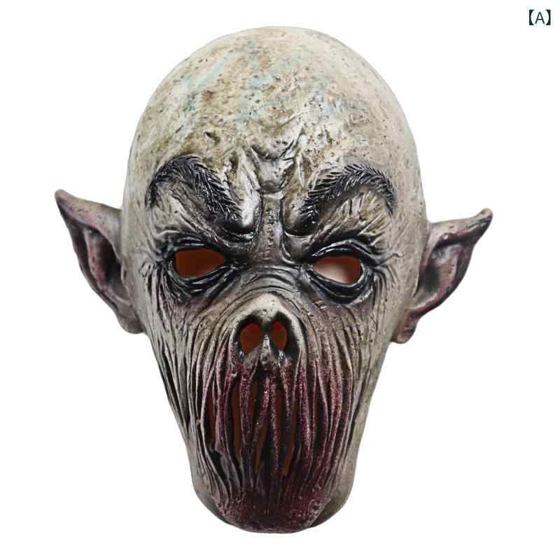 ハロウィンマスク ゾンビ ホラー リアル 口元封鎖 圧倒的恐怖 迫力満点 立体成型 パーティー 仮装 肝試し 文化祭 大人用 フルフェイス 怖い 変装 グッズ 小物 お化け屋敷 イベント 余興 演劇 舞台 コスプレ 被り物 演出道具 視覚効果抜群 忘年会