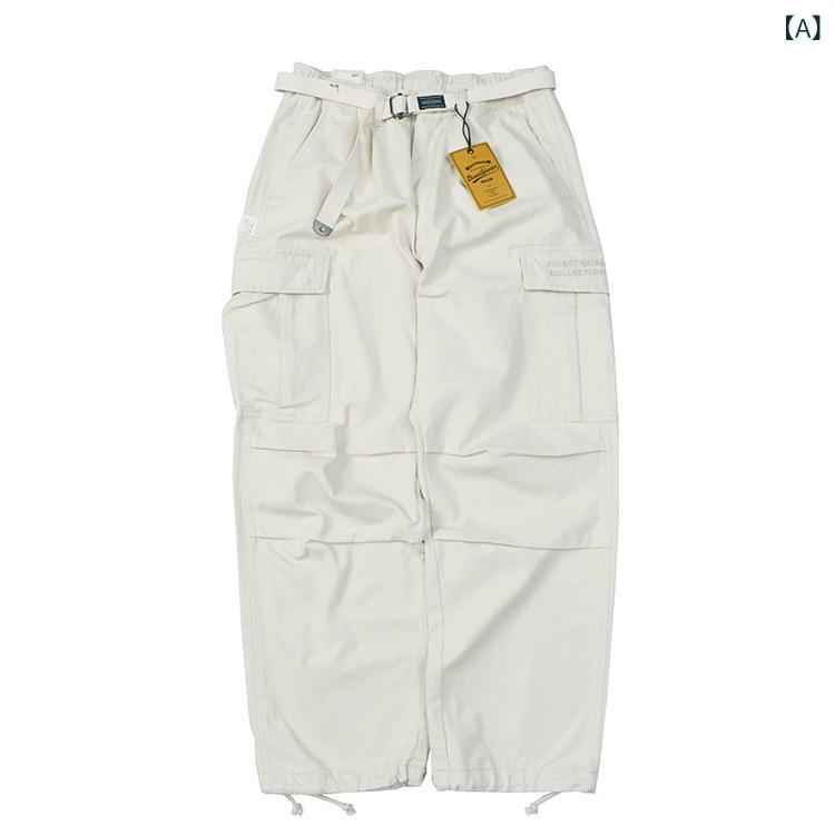 カーゴパンツ メンズ 細工物ズボン下 ズボン 引っ切り無い ロングズボン下 ミリタリー 多役立つこと隠し ヴィンテージ産業 綿織物 綿 ボトムス 心地好い アウトドア 難民キャンプ 進め方着 太め ゆったり 分かりやすい 無地
