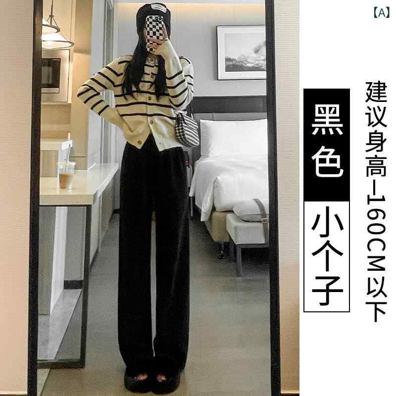 ワイドパンツ レディース 裏起毛 コーデュロイ ストレートパンツ 秋冬 厚手 ボトムス 暖かい 防寒 ロングパンツ 無地 ゆったり 体型カバー 脚長 美脚 楽ちん ウエストゴム カジュアル 部屋着 通勤 通学 冬物