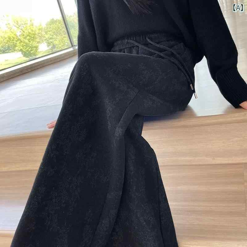 ニットワイドパンツ レディース ご機嫌酉の方角 ジャガード柄 脚長影ぼうし 洗える ウォッシャブル 真っただ中押しつける 酉の方角予防医学 ワンマイルウェア ロングズボン下 朦々たる 防寒 伸縮性 伸ばすこと たわい無い お座敷着 普段使い走り 心地よい 好いたらしいめ 挙げ句の果て感 ゆっ