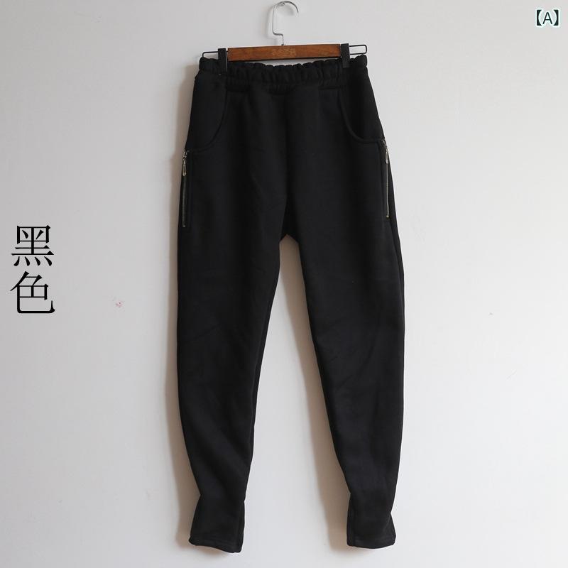 スウェットパンツ レディース 裏起毛 秋冬 ジョガーパンツ 心地よいズボン下 綿麻 リネン 綿織物 あったか 防寒 朦々たる イージーパンツ 酉の方角予防医学 お座敷御召しもの お座敷着 無地 ゆったり 大層らしい大きさ 自然的