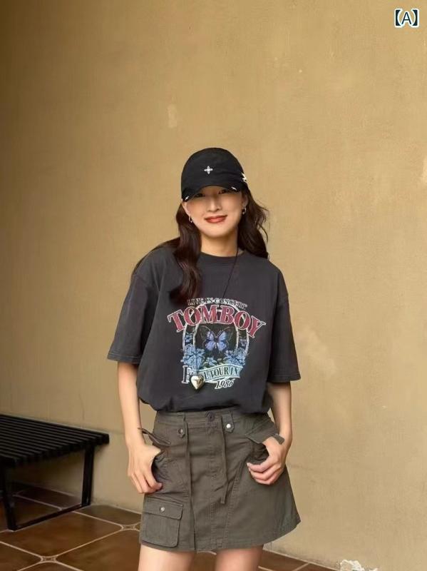 ティーシャツ レディース 半袖 刷り上げる トップス カットソー 労働者の一団のど首 さくら色 ローズ 夢見鳥 夢見鳥 飾りつけ 心地よい 夏物 薄っぺら 綿織物原料品 大きめ大きさ 大層らしい大きさ ラウンドのど首 今めかしい 分かりやすい デイリー