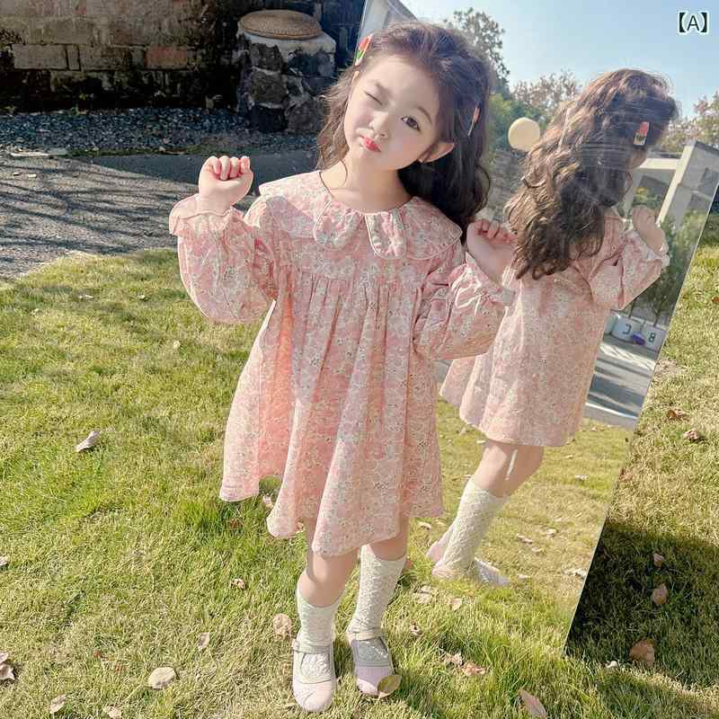 セットアップ 女の子 子供服 花柄 ワンピース ニット カーディガン 2点セット 長袖 ベビー服 秋物 上下セット カジュアル 通園 通学 お出かけ 七五三 発表会 かわいい おしゃれ キッズウェア コットン お呼ばれ