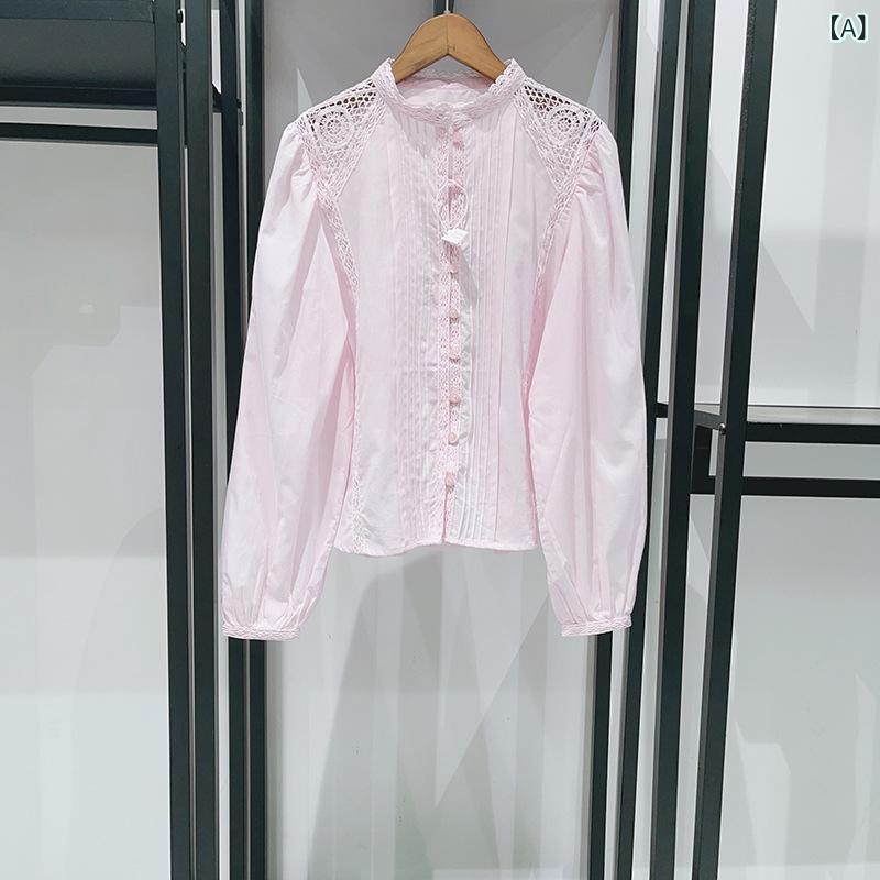 セットアップ レディース ブラウス キュロットパンツ 2点セット レース 