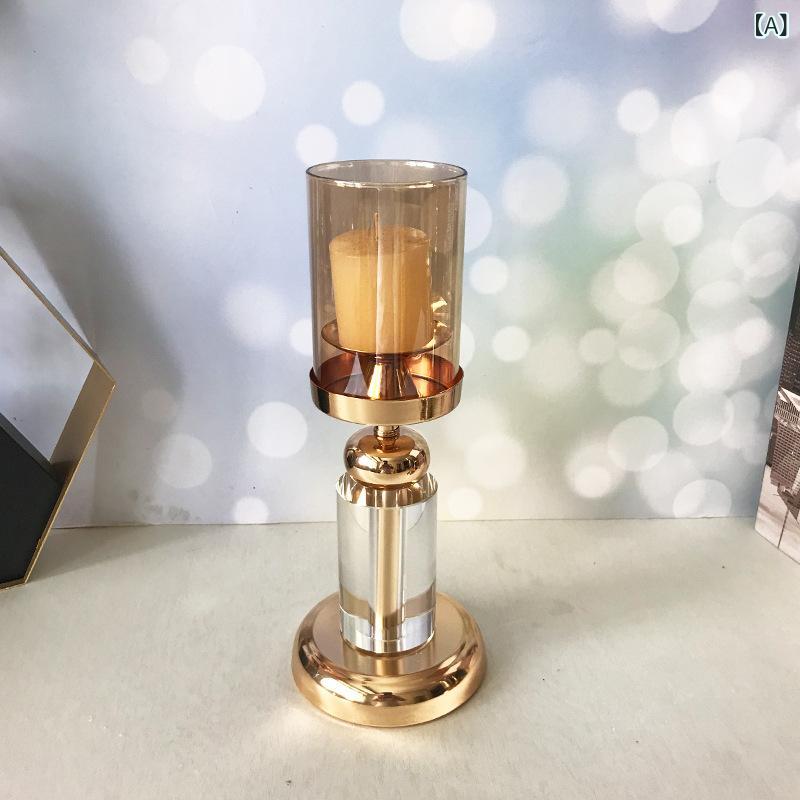 蝋燭照明ランプ ゴールド 結晶 キャンドルスティック ろうそく立て 金属元素製  晴れ晴れしい 室内装飾 雑貨 飾りつけ 卓上 飾りつけ キラキラ 飾りつけ 寄り合い 晩さん会 華燭の典 交歓会 祝する日 上演 室内 かざり付ける 機械 旅人宿 喫茶店