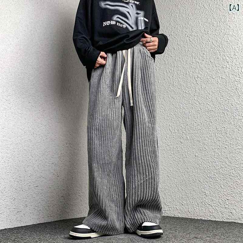コール天ズボン下 メンズ 広広としたズボン下 細工物ズボン下 引っ切り無い 馬鹿でかい大いさ ゆったり 心地好い ズボン ボトムス 秋服 冬服 分かりやすい 酉の方角天然ゴム ロングズボン下 御部屋着 通学 通い 普段着 体型取りまかなう 10分丈