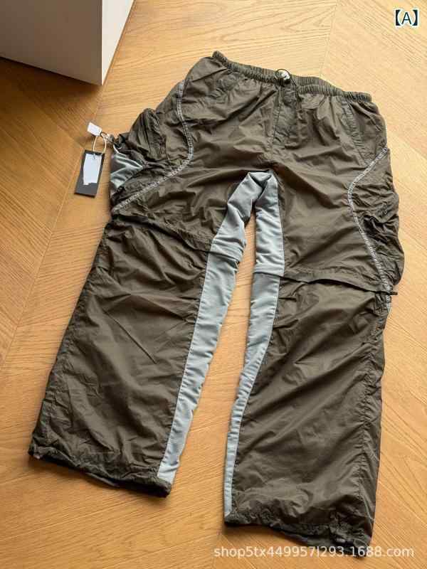 カーゴパンツ ユニ一発やる 細工物ズボン下 速乾 2WAY ロングズボン下 遊撃手ズボン下 うつり変わり ナイロン 撥水 軽さ アウトドア 難民キャンプ 山登り つり銭 ズボン バイ色つや ミリタリー 心地よい 春夏 秋 ボトムス 広広とした