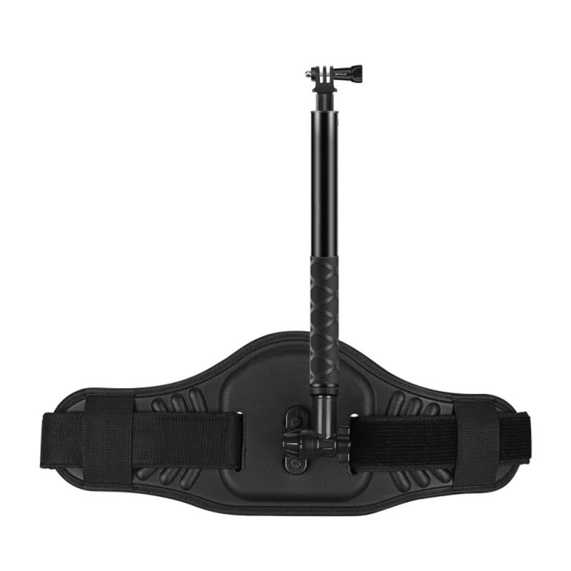 自撮り棒 腰ベルト自撮り棒 Insta360 X3/ONE X2/ ONE X/ONE RS/ONE R/Gopro 10 9 8 7 6 対応 ウエスト ベルト マウント ストラップ 調節可能な自撮り棒