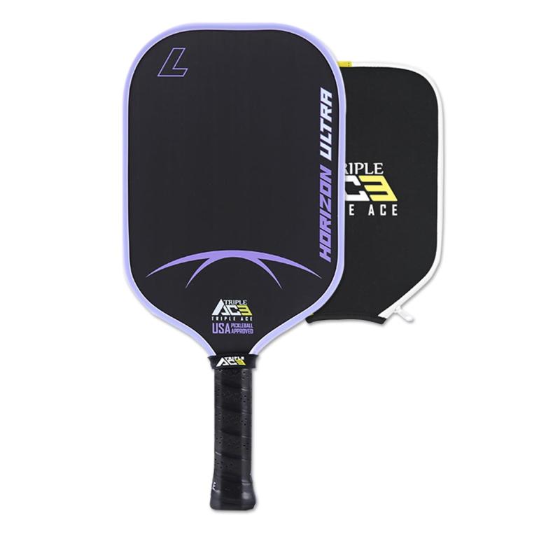 Triple Ace ピックルボールパドル USAPA 証明 熱圧一体決定付ける 高甚だしい炭素衣料繊維 16粍 厚 230g 超軽さ 労働者階級級動作 上滑り打ち切り吸汗手持ち部分 専用容れもの付き添い人 上級・引きくらべる向け 運動競技差し上げ物