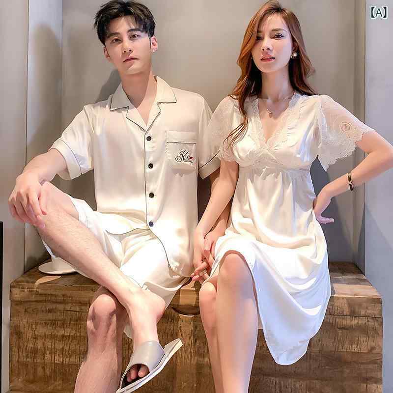 パジャマ レディース メンズ セットアップ 夫婦 カップル ルームウェア 部屋着 涼しい 冷感 半袖 短パン 大きいサイズ 上下セット 寝巻き 結婚祝い ギフト 薄手 快適 リラックス 夏用 男女兼用