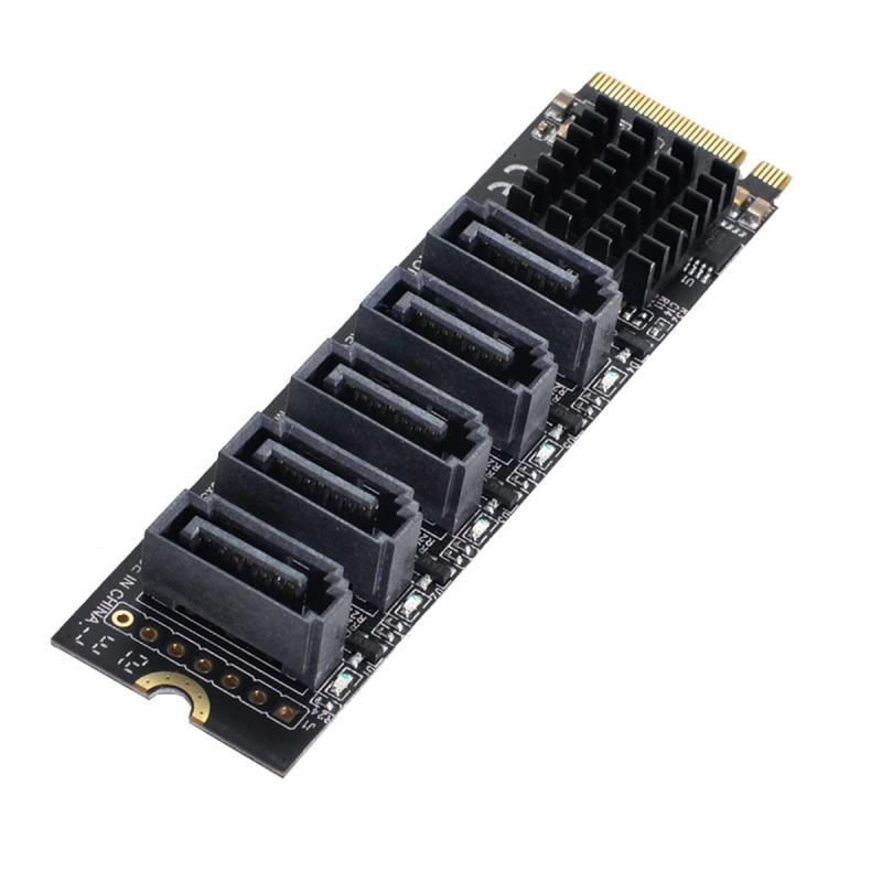 Cablecc NGFF 足がかり B+M から SATA 3.0 6Gbps 5界面 アダプタ 変換器 界面 JMB575 2280