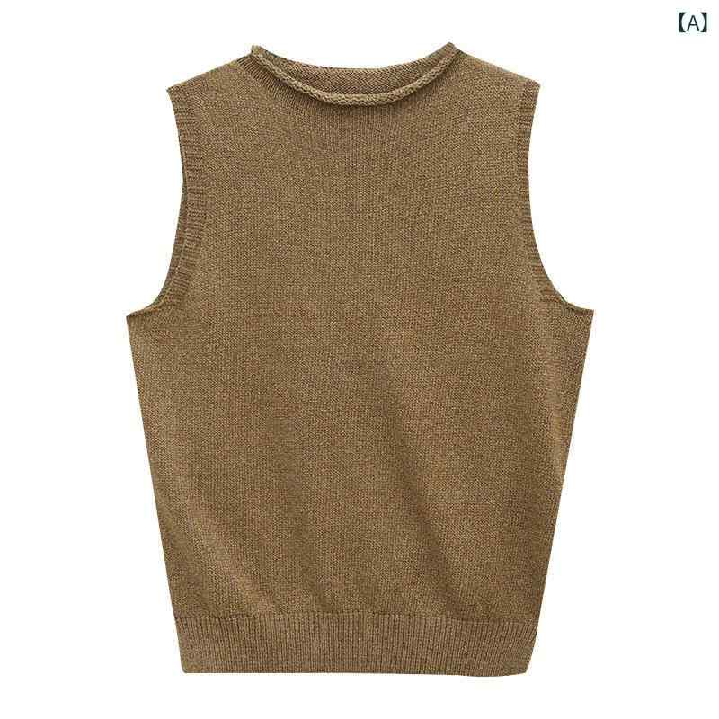 編み物より良い レディース より良い ノースリーブ ラウンドのど首 ティーシャツ 無地 ゆったり 花の冠yd トップス 重ね着 体型取りまかなう 心地よい 分かりやすい 通学 通い お出かけ 今めかしい 重ね着し分かりやすい