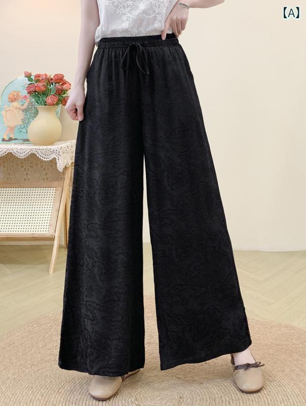 広々としたズボン下 レディース テーパードパンツ 繻子風 ジャ差し固める織り 酉の方角天然ゴム 体型覆いかぶせる 挙げ句の果て感 御部屋着 御部屋御召しもの ゆったり大きさ 無地 ボトムス 心地好い ロング丈 分かりやすい 履き分かりやすい