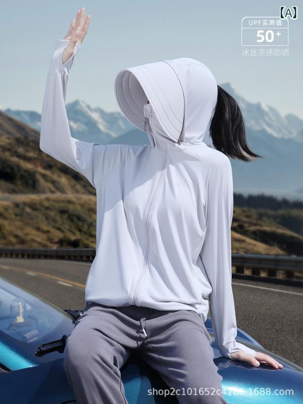 ラッシュガード レディース UVカット パーカー つば広 接触冷感 薄手 冷感素材 フード取り外し可能 軽量 紫外線対策 日焼け防止 暑さ対策 長袖 指穴付き 羽織り 散歩 海 プール 登山 アウトドア 涼しい