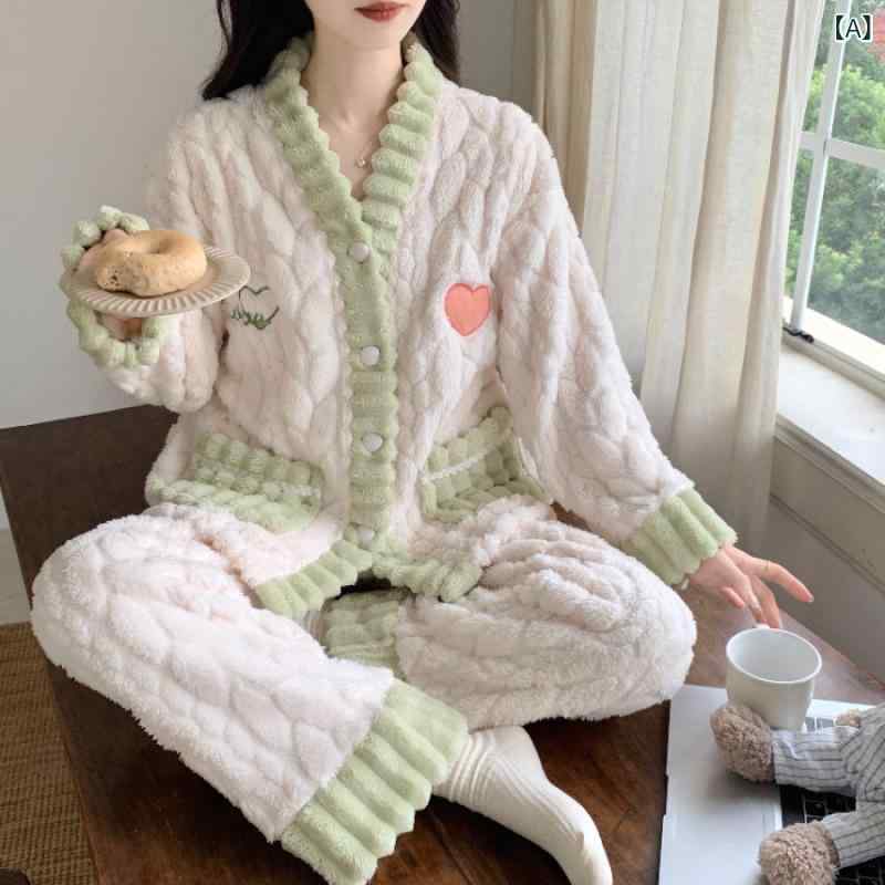 パジャマ レディース フランネル 上下セット セットアップ あったか ルームウェア 秋冬 起毛素材 暖かい 部屋着 保温性 柔らかい 快適肌触り 寒さ対策 冷え防止 重ね着 収納しやすい もこもこ