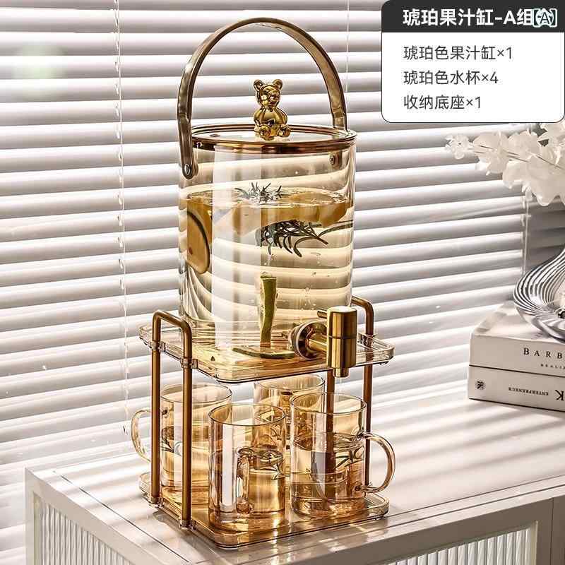 ティーカップ セット ガラス おしゃれ 耐熱 来客用 コップ 6個セット ティーセット 高級感 クリア グラス カップ 持ち手付き 茶器セット 透明 北欧 使いやすい 収納しやすい キッチン用品