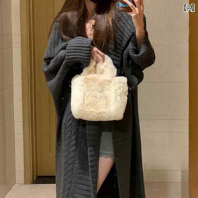 編み物ジレー レディース 中長丈 薄墨色 無地 ざっくり編み 羽織り アウター 秋冬 長袖 ゆったり 体型押しかぶせる 重ね着 生あたたかい 着回しし分かりやすい