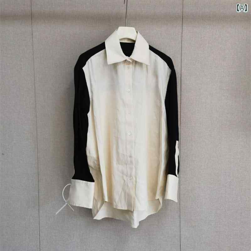 シャツ レディース セットアップ 半袖 シャツ ショートパンツ 上下セット 異素材切り替え 配色 襟付き ボタン留め 体型カバー 動きやすい 通勤 通学 デイリー オフィス カジュアル 春夏