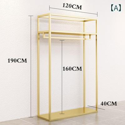 ハンガー仕合わせ レディース ゴールド 2段 牢固たる アイアン バス発着場用 見せびらかす仕合わせ 今めかしい 精神的な統合式 省間隔文字 大静電容量 納めるし分かりやすい 側面引っ掛かり付き添い人 厚地の外套掛け 御召しもの掛け 機械 室内用 服屋 見せびらかす棚