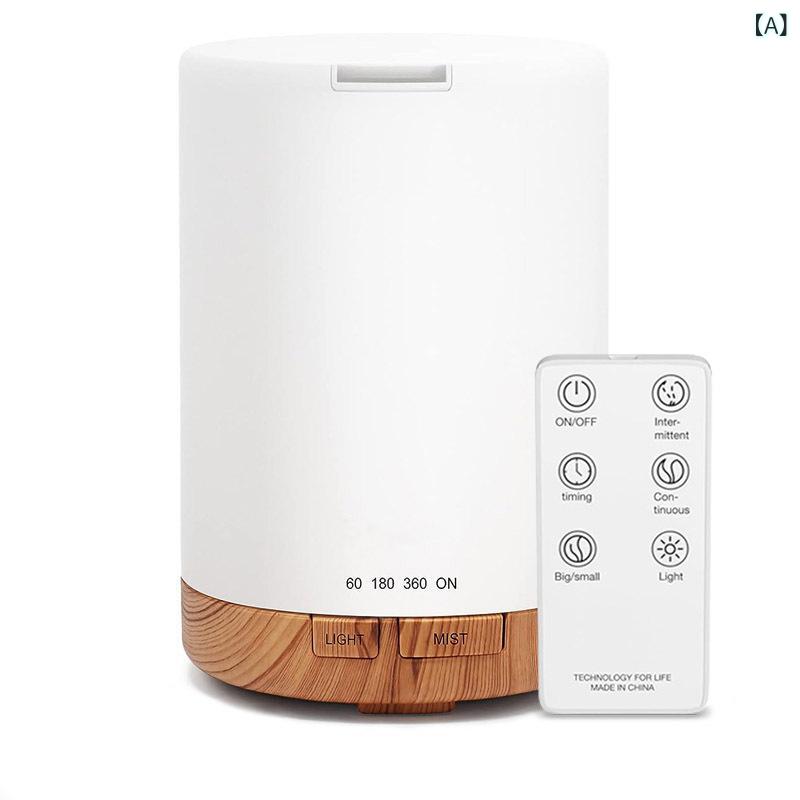 アロマディフューザー 300ml 音波式 加湿器 卓上 アロマオイル対応 七彩LEDライト 静音 省エネ コンパクト おしゃれ 乾燥対策 ミスト調整 空間演出 リラックス 香り インテリア 芳香器 連続稼働