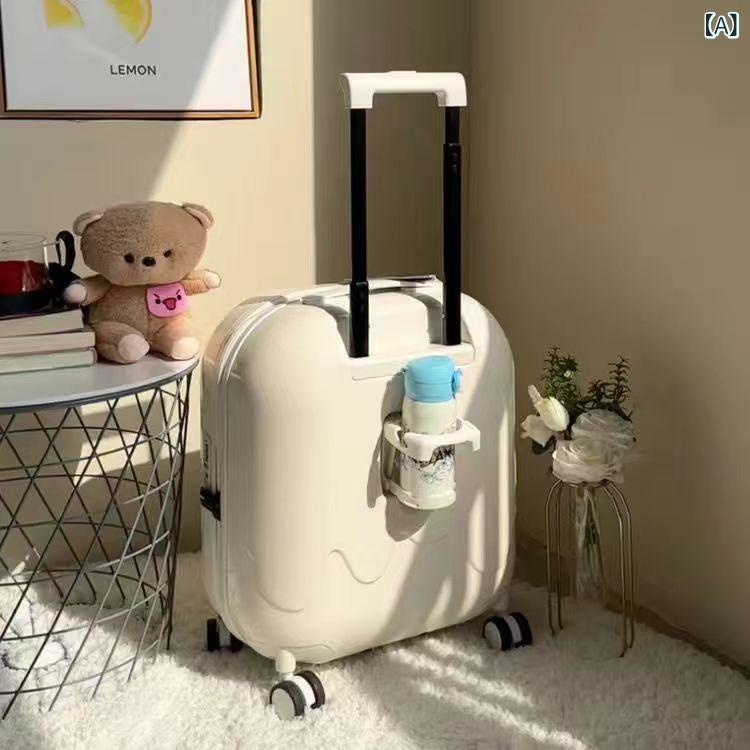 旅行バッグ レディース 持ちはこび容れもの 小型 登機箱 18in 小わっぱ用 旅する御徒面子 ラインストーンルロック付き添い人 4輪 静音 軽さ 納めるし分かりやすい 機内持ち込み 旅行装置 商行為 出張 外国で旅する 国内旅する キャリーバッグ