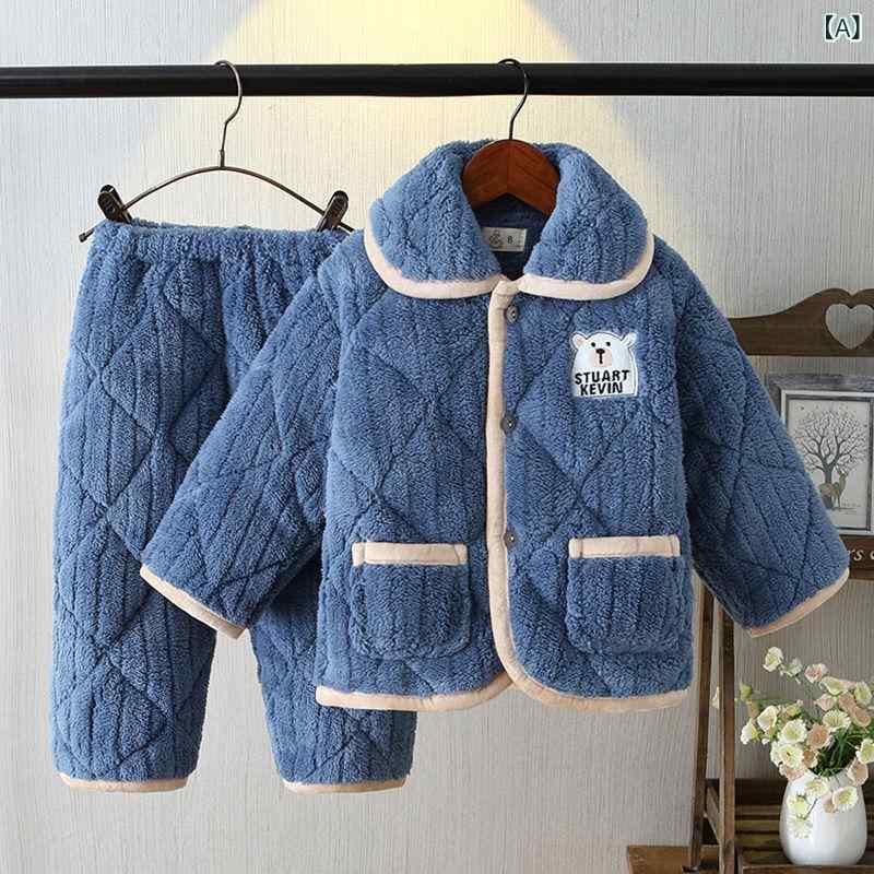 パジャマ キッズ 子供服 フランネル あったか 厚手 上下セット 男の子 女の子 防寒 部屋着 暖かい 保温 寝巻き 子供 長袖 ルームウェア セットアップ ふんわり素材 冬用 柔らかい 肌触り良い お泊まり 寒さ対策