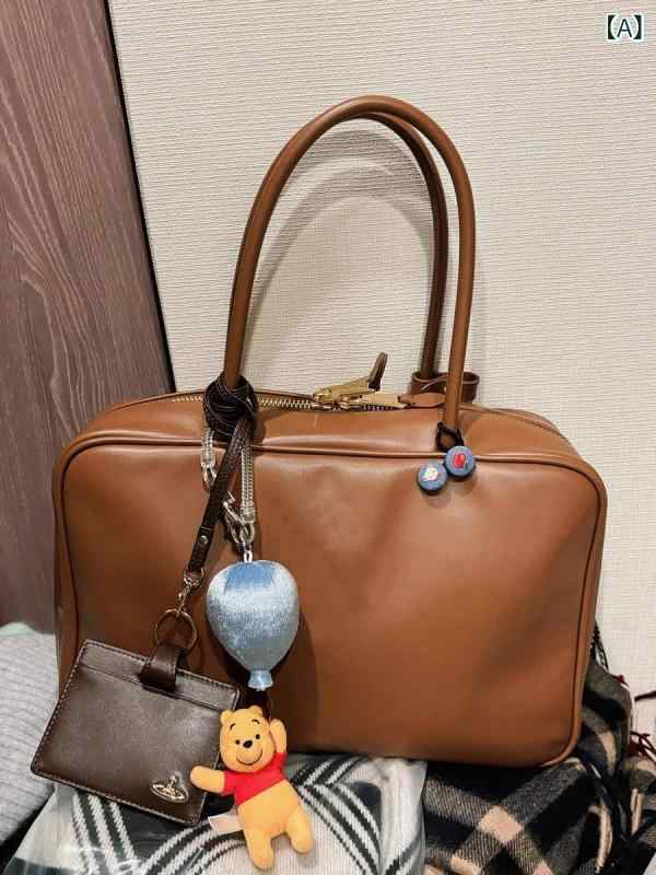 ハンドバッグ レディース ボストンバッグ 本革レザー 通勤バッグ スクエア型 肩掛け 大容量 2way 手提げバッグ 通学 オフィス 自立型 整理整頓 収納しやすい シンプル 無地 丈夫 レザー調 バック｜やすらぎマーケット