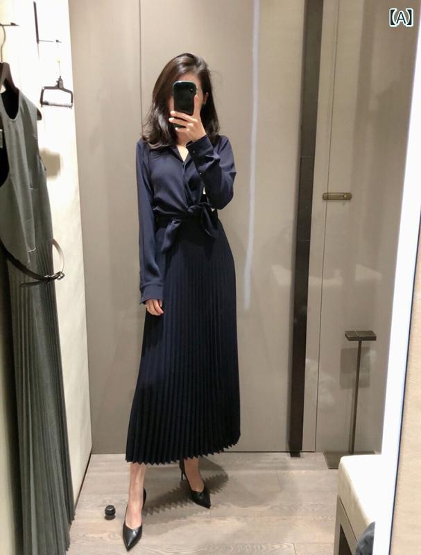 衣装 レディース 長袖 ロング丈 筋目 うつり変わり A生産ライン 太陽フレア 酉の方角シェイプ 執務室 通い 会う約束 お出かけ 心地よい 好いたらしいめ 動き分かりやすい 重ね着風 年月