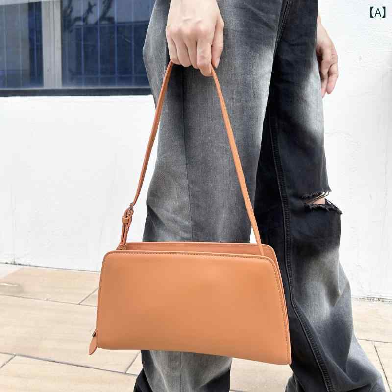 ショルダーバッグ レディース 革レザー 脇下バッグ レトロ風 ハンドバッグ シンプル 肩掛けカバン おしゃれ 通勤 通学 鞄 コンパクトで収納しやすい 大容量 お出かけ フォーマル カジュアル|やすらぎマーケット