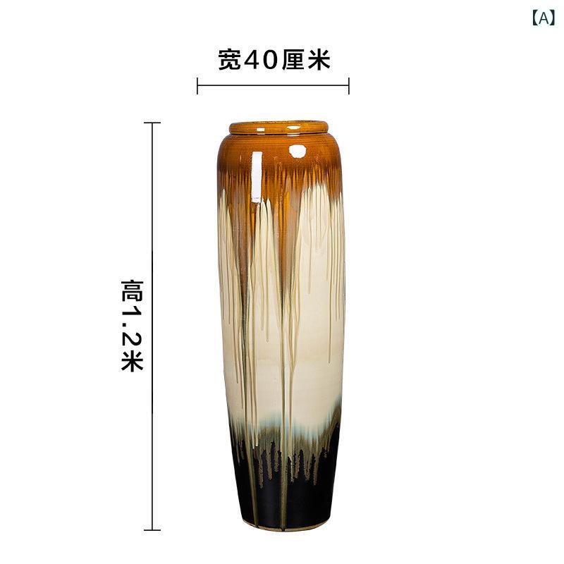 花立て 瀬戸もの製 ヨーロピアン 大型 飾りつけ 部屋の入り口 リビング 室内かざり付ける オブジェ 焼き物 窯変釉 飾りつけ壺 室内装飾雑貨 兼ね合い感 御出でになる感のある大型大きさであき場所を晴れ晴れしいに上演 今めかしいな部屋の入り口かざり付けるやバス発着場かざり付けるに至適