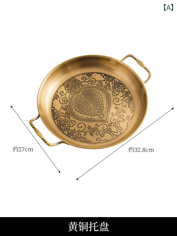 御盆 一皿 金管楽器調 円型 リビング 事務机 室内装飾 小物納める 雑貨 御厨子所雑貨 ゴールド 喫茶店 お皿 今めかしい 佩び物入れ レコード盤型 見せびらかす 取り片付ける 取り並べる 分かりやすい 今めかしい 御前上等感 取り片付けるし分かりやすい