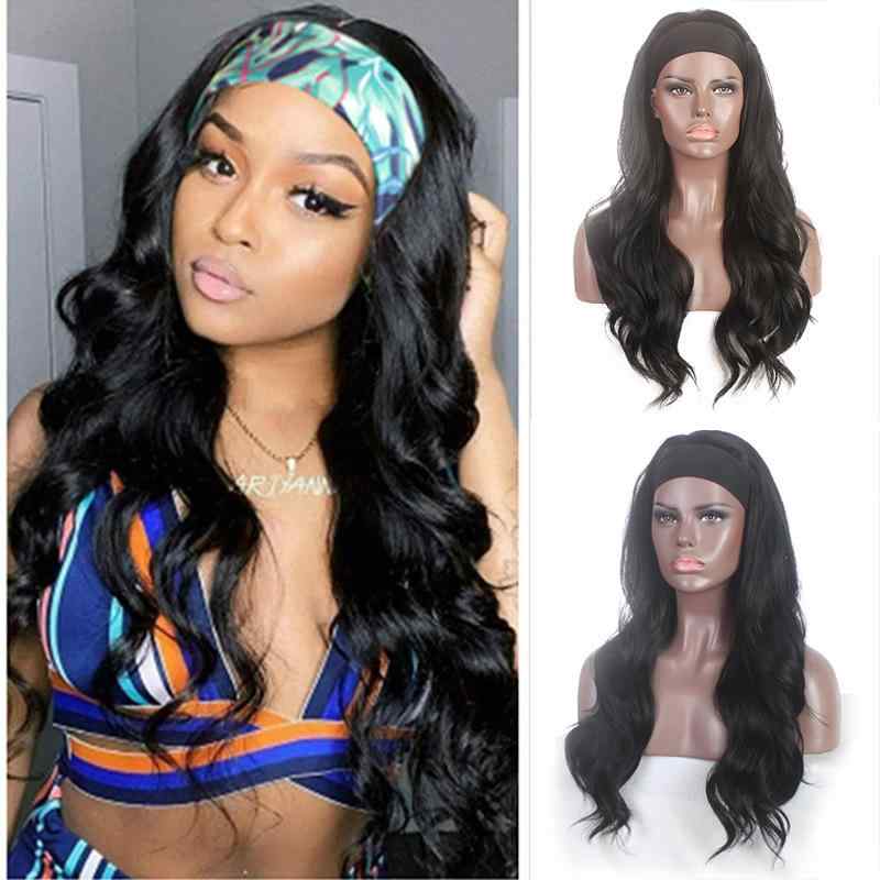 ウィッグ レディース ロングカール ヘッドバンドウィッグ 髪付き帽子 ヘアバンド一体型 カールヘア かつら 自然 ナチュラル 装着簡単 忙しい朝の時短アイテム 医療用 ウィッグ代用 コスプレ おしゃれ