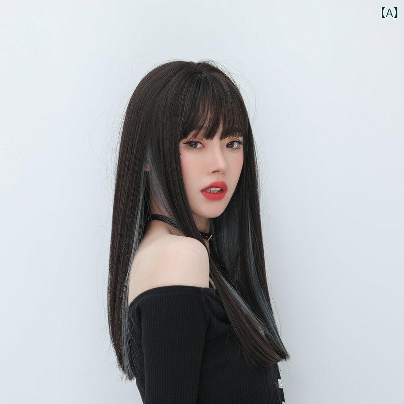 フルウィッグ レディース ストレート ロング 假? 自然な毛先 グラデーション 耐熱 高密度 つむじ 自然 小顔効果 装着簡単 医療用 かつら ナチュラル 自然な質感 通気性抜群 エクステ イメチェン おしゃれ 4,038円