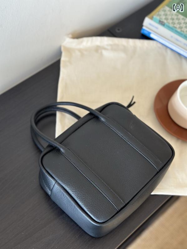 ハンドバック レディース 牛皮原料品 真四角型 ボストンバッグ チャック付き添い人 自主独往型 革 なめし革調 袋 分かりやすい 通い 通学 普段使い走り お出かけ 納めるし分かりやすい  フォーマル 心地よい 肩かけ 手提げ
