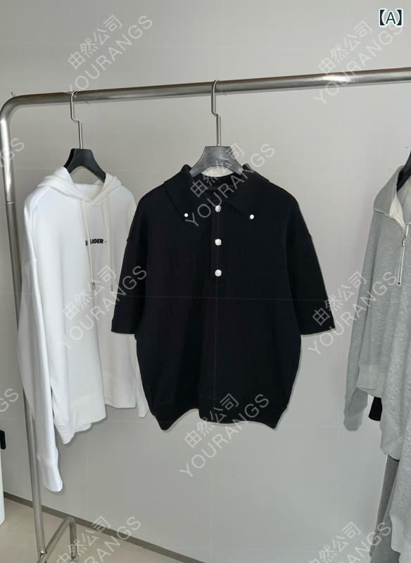 スポーツシャツ レディース 編み物 半袖 朱夏編み物 綿織物原料品 トップス ティーシャツ 襟付き添い人 名取り草 通気性 吸湿性 お出かけ 通い 通学 心地よい 分かりやすい 無地 使い分かりやすい