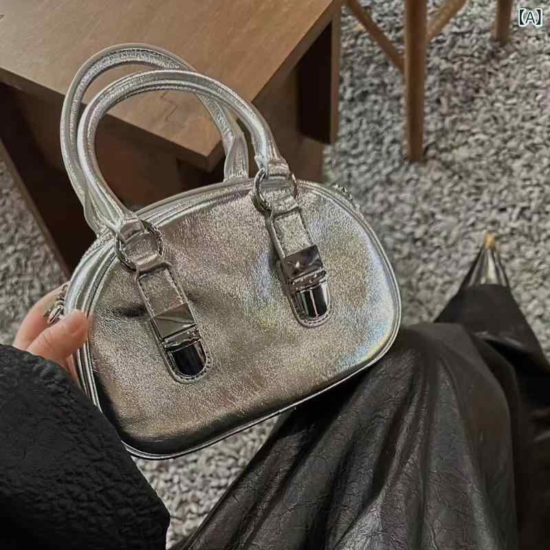 ハンドバック レディース 牛皮原料品 2way ショルダーバッグ ボウリング御徒面子 外殻型 ミニ御徒面子 革なめし革 曲がった掛け 膝掛け 鞄 原料品 取り片づけるし分かりやすい デイリー 通い お出かけ 普段使い走り 多役立つこと