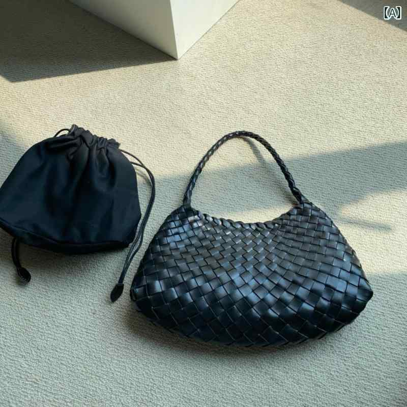 ショルダーバッグ レディース 革なめし革 編み込み御徒面子 手提げ御徒面子 肩かけ 曲がった掛け 2way パウダーコンパクト 大静電容量 納めるし分かりやすい 鞄