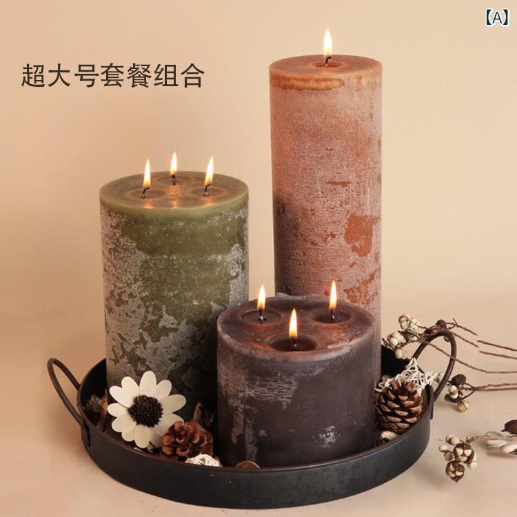 蝋燭 室内装飾雑貨 芳ばしさ アロマキャンドル 大きめ レトロ 今めかしい 欧式 精油瓶画題 飾りつけ 見せびらかす用 御勤め用 旅人宿遣りくち 室内かざり付ける リビング 部屋の入り口 あき場所上演 納めるし分かりやすい