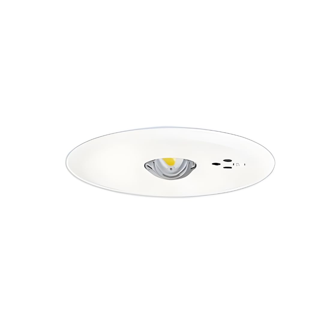 パナソニック(Panasonic) 天井埋込型 LED 非常用照明器具 昼白色 30分間タイプ 低天井 小空間用(~3m) 自己点検スイッチ付 リモコン自己点検機能付 埋込穴φ100 NNFB90605K ホワイト｜やすらぎマーケット