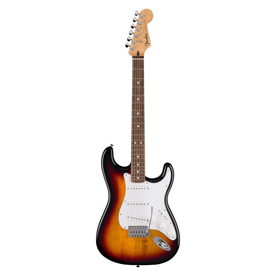 Fender フェンダー エレキギター Standard Stratocaster, Laurel Fingerboard, White Pickguard, 3-Color Sunburst ソフトケース付き｜やすらぎマーケット